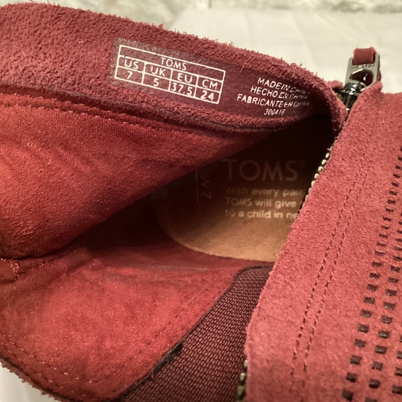 TOMS Majorca Peep Toe Ankle Bootie - Picture 9 of 12